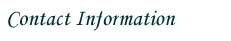 Contact Information